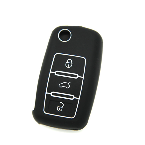 Volkswagen Jetta car Key Cover|Case|protector|skin without logo,3buttons,completely natural silicone.