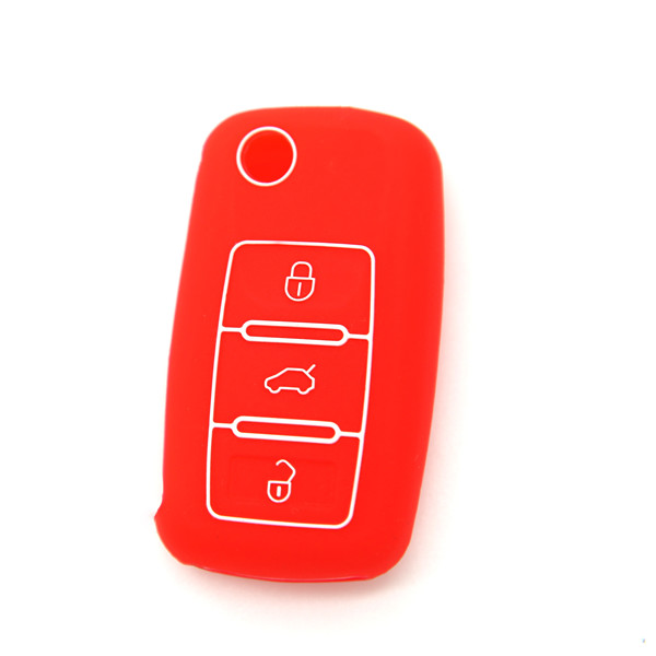 Volkswagen Jetta car Key Cover|Case|protector|skin without logo,3buttons,completely natural silicone.