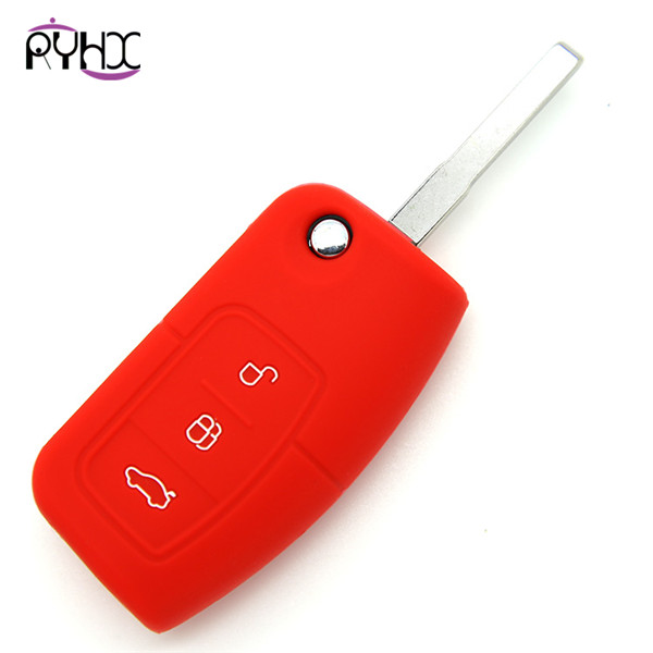Ford Ecosport key fob covers|cases|protectors|skins with logo for Focus|New FiestavOld Mondeo|New Focus|New Fiesta,3 buttons,a variety of colors,completely natural silicone.