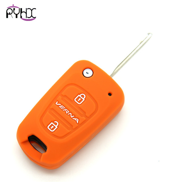 Hyundai new Elantra key covers|cases|protectors|skins with logo,2 buttons,a variety of colors,completely natural silicone