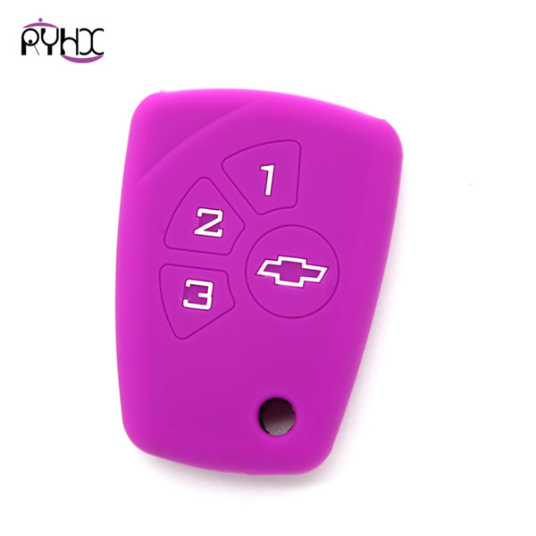 Chevrolet custom key covers|cases|protectors|skins without logo,3 buttons,a variety of colors,completely natural silicone.