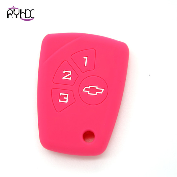 Chevrolet custom key covers|cases|protectors|skins without logo,3 buttons,a variety of colors,completely natural silicone.