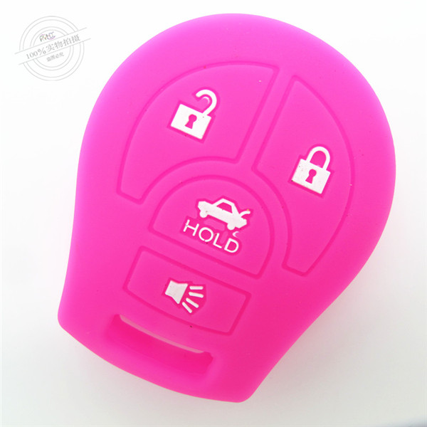 Nissan SYLPHY key fob covers|cases|protectors|skins with logo for Tiida|March|Sunnykey ,4 buttons,a variety of colors,completely natural silicone.