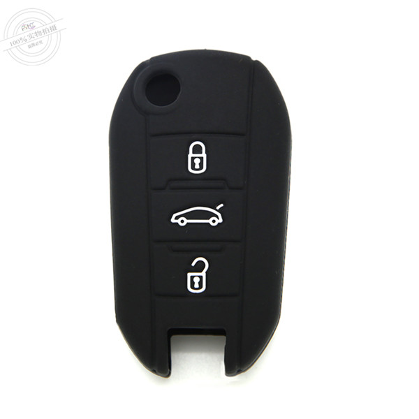  Peogeot 308 key fob covers|cases|protectors|skins with logo,3 buttons,a variety of colors,completely natural silicone.