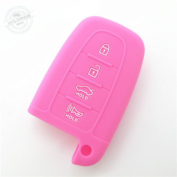 Hyundai IX35 key fob covers|cases|protectors|skins with logo for New Sonata|Sonata|NFC|Equus|ROHENS|Coupe,4 buttons,a variety of colors,completely natural silicone.