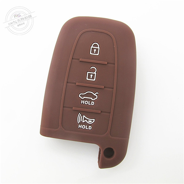Hyundai IX35 key fob covers|cases|protectors|skins with logo for New Sonata|Sonata|NFC|Equus|ROHENS|Coupe,4 buttons,a variety of colors,completely natural silicone.