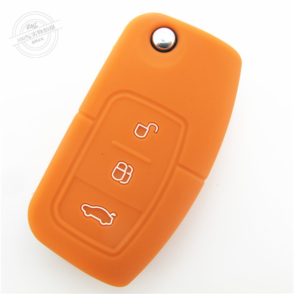 Ford Focus key fob covers|cases|protectors|skins with logo for Ecosport|New Fiestav|Old Mondeo|New Focus|New Fiesta,3 buttons,a variety of colors,completely natural silicone.