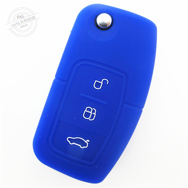 Ford Focus key fob covers|cases|protectors|skins with logo for Ecosport|New Fiestav|Old Mondeo|New Focus|New Fiesta,3 buttons,a variety of colors,completely natural silicone.