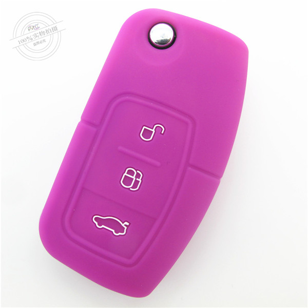 Ford Focus key fob covers|cases|protectors|skins with logo for Ecosport|New Fiestav|Old Mondeo|New Focus|New Fiesta,3 buttons,a variety of colors,completely natural silicone.