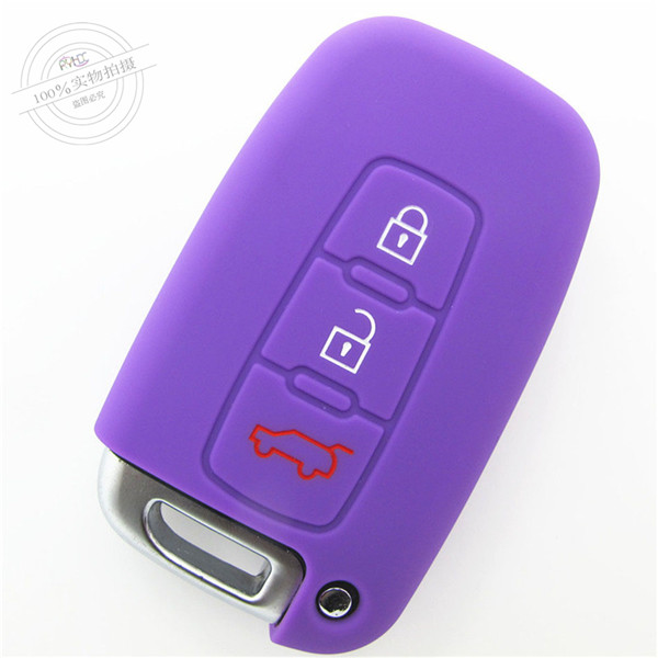 Hyundai Tucson IX35 key fob covers|cases|protectors|skins with logo for Santa Fe IX45,3 buttons,a variety of colors,completely natural silicone.