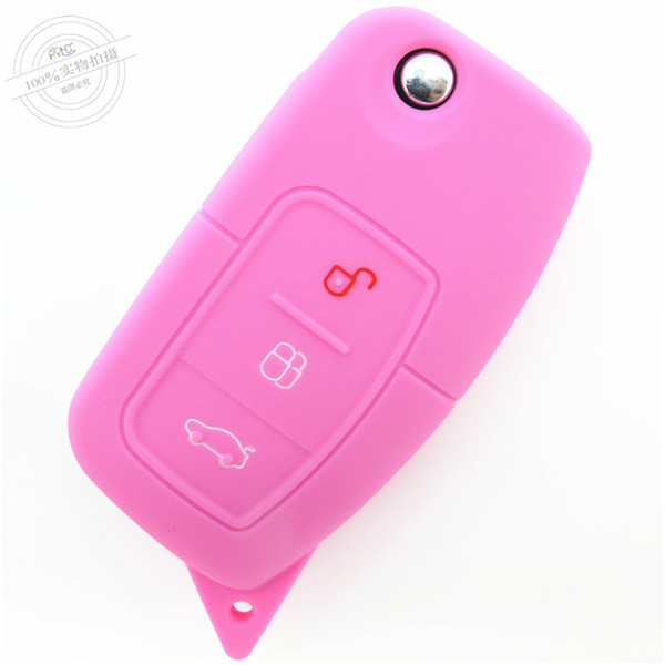  Ford Fiesta key fob covers|cases|protectors|skins with logo for Focus ,3 buttons,a variety of colors,completely natural silicone.