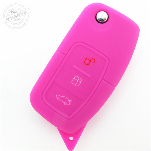  Ford Fiesta key fob covers|cases|protectors|skins with logo for Focus ,3 buttons,a variety of colors,completely natural silicone.