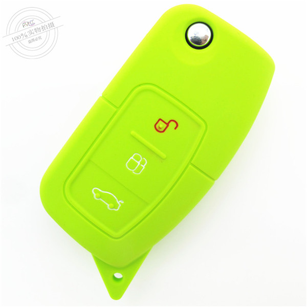  Ford Fiesta key fob covers|cases|protectors|skins with logo for Focus ,3 buttons,a variety of colors,completely natural silicone.