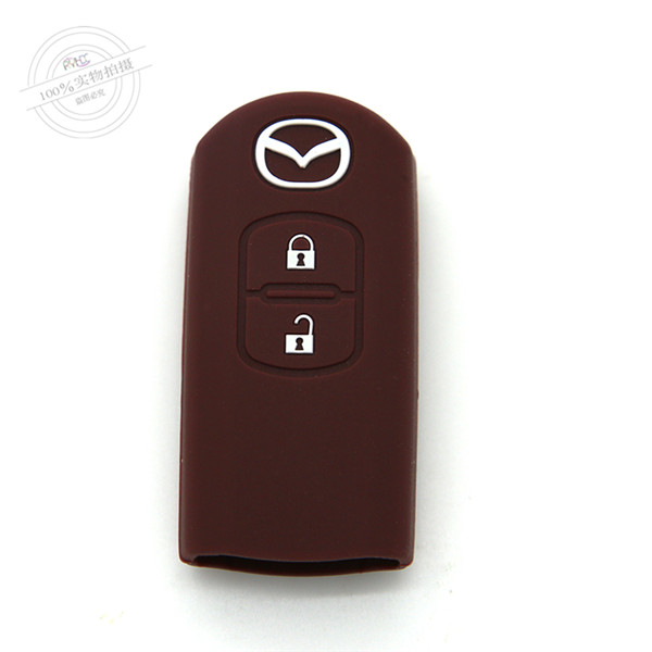Mazda M3 car key covers|cases|protectors|skins with logo for Mazda M6,2 buttons,blue,completely natural silicone.