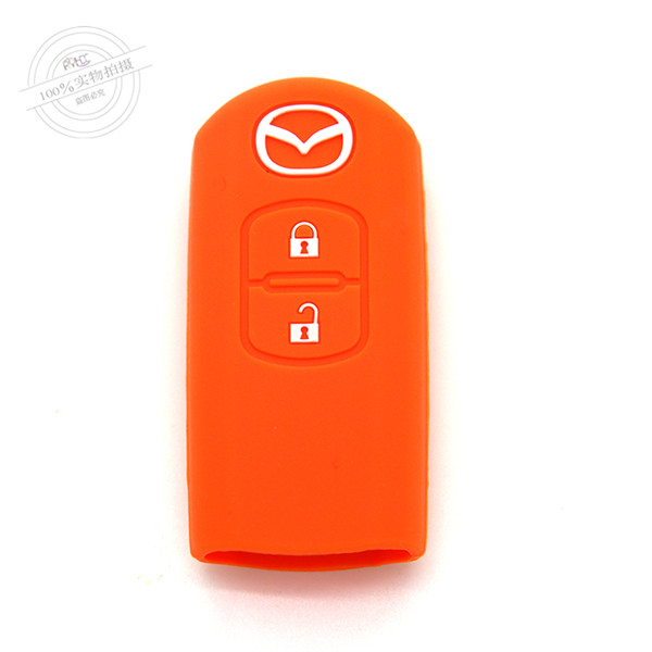 Mazda M3 car key covers|cases|protectors|skins with logo for Mazda M6,2 buttons,blue,completely natural silicone.