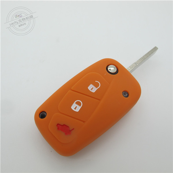 Fiat panda key covers|cases|protectors|skins with logo,8 colors,completely natural silicone.