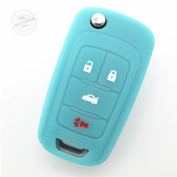 Buick New Regal car key covers|cases|protectors|skins with logo for Encore|New LaCrosse|gt,4 buttons,9 colors,completely natural silicone.