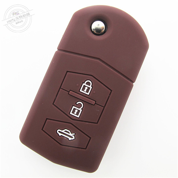 Mazda M6 car key covers|cases|protectors|skins with logo for Mazda M6,3 buttons,a variety of colors,completely natural silicone.