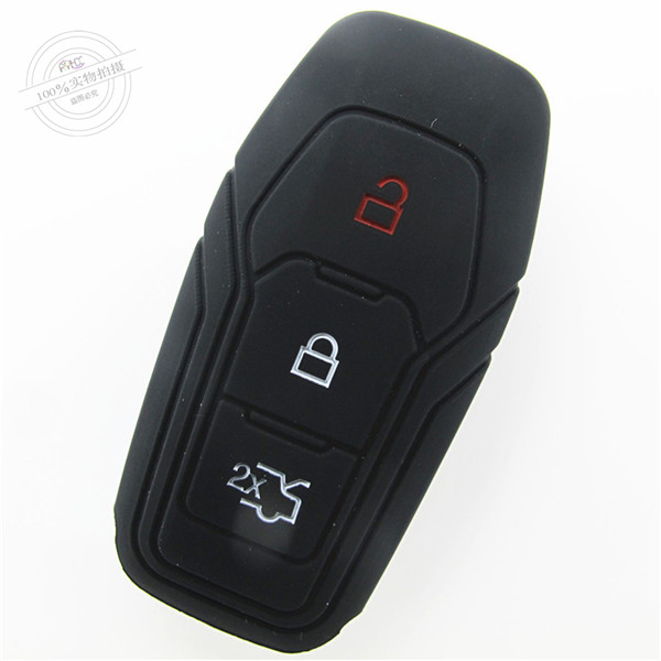 Ford Mondeo key remote fob covers|cases|protectors|skins without logo,3 buttons,a variety of colors,completely natural silicone.