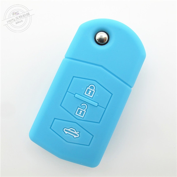 Mazda M6 car key covers|cases|protectors|skins with logo for Mazda M6,3 buttons,a variety of colors,completely natural silicone.