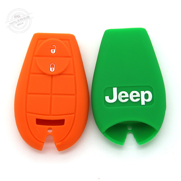 Jeep Grand Cherokee key fob covers|cases|protectors|skins with logo,8 colors,completely natural silicone.