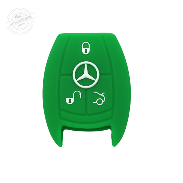 Mercedes Benz  E series key fob covers|cases|protectors|skins with logo for  C series|ML,7 colors,completely natural silicone.