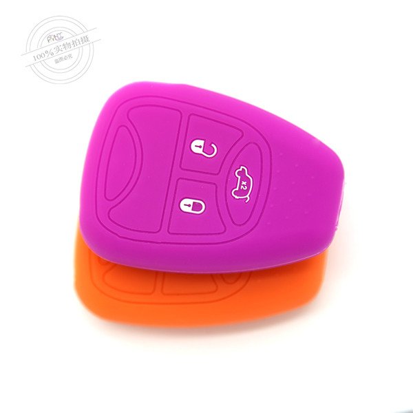Jeep Free passengers key fob covers|cases|protectors|skins with logo for Compass|free light,8 colors,completely natural silicone.