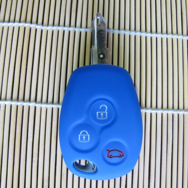 Renault Clio silicone key  covers|cases|protectors|skins without logo for Kangoo|Master,3 Buttons,10 colors,completely natural silicone.