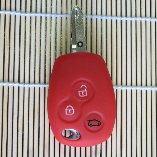 Renault Clio silicone key  covers|cases|protectors|skins without logo for Kangoo|Master,3 Buttons,10 colors,completely natural silicone.