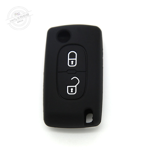 Citroen car key covers|cases|protectors|skins without logo,2 Buttons,10 colors,completely natural silicone.