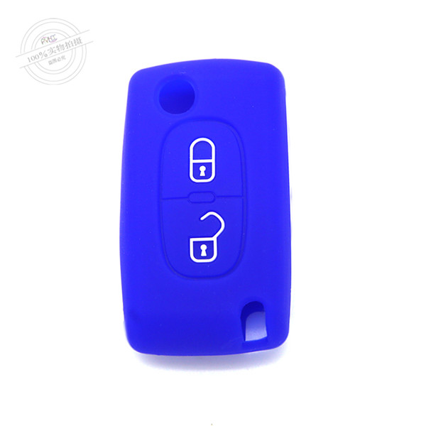 Citroen car key covers|cases|protectors|skins without logo,2 Buttons,10 colors,completely natural silicone.