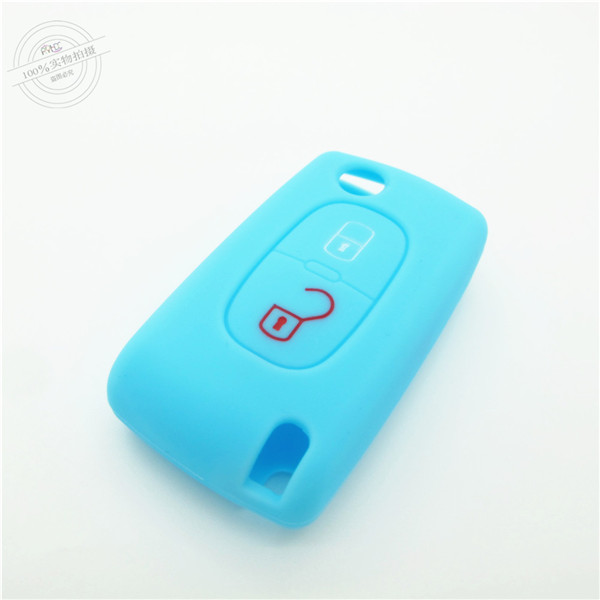 Citroen new Sega key remote covers|cases|protectors|skins without logo,2 Buttons,10 colors,completely natural silicone.