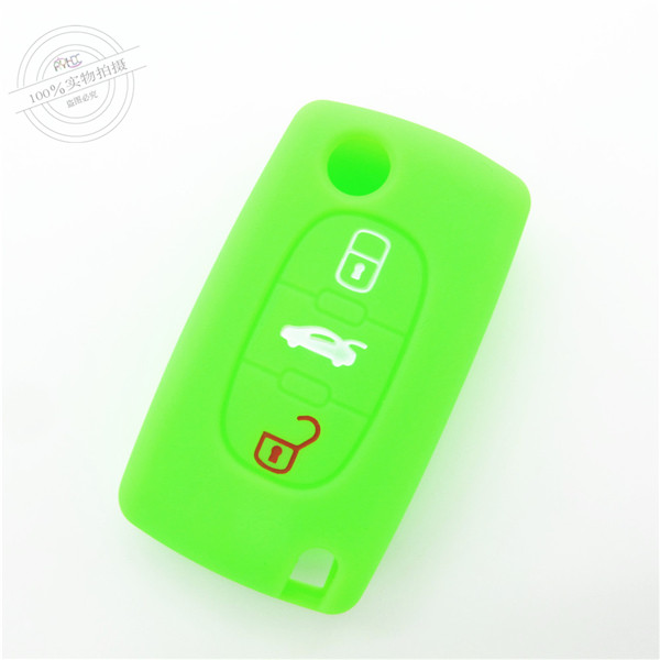 Citroen Sega key covers|cases|protectors|skins without logo,3 Buttons,10 colors,completely natural silicone.