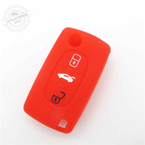 Citroen Sega key covers|cases|protectors|skins without logo,3 Buttons,10 colors,completely natural silicone.
