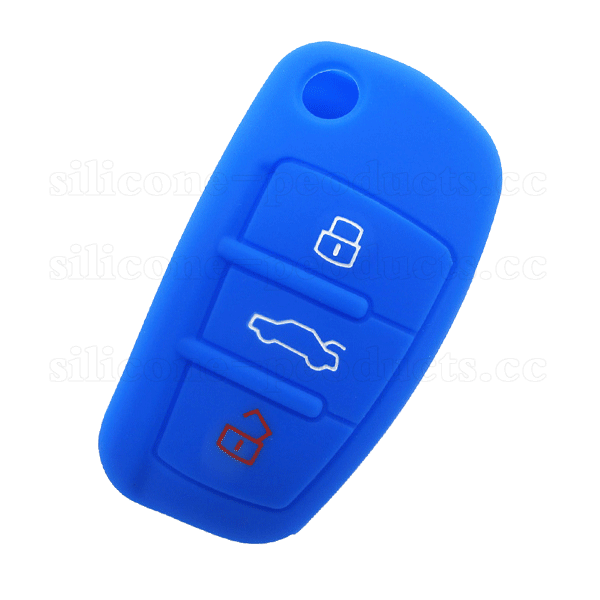 Audi plastic key fob cover, silicone rubber car key case for Audi A6L, remote key cover for car