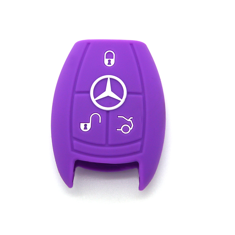 Mercedes Benz E series, the best silicone car key cover,practical car key silicone protector