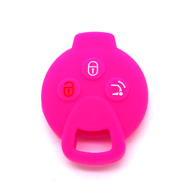 Mercedes Benz Smart,car silicone key shell,blue,high cost performance products