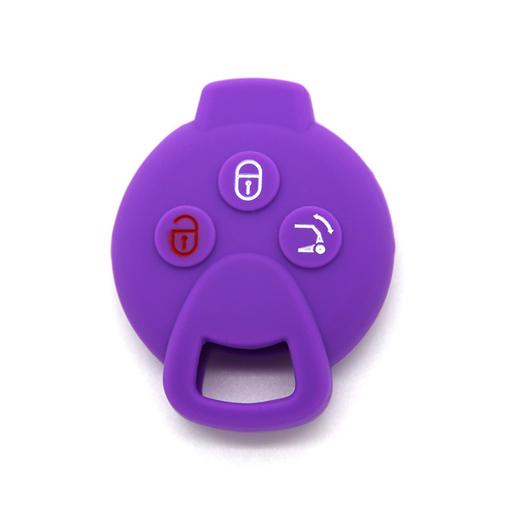 Mercedes Benz Smart,car silicone key shell,blue,high cost performance products