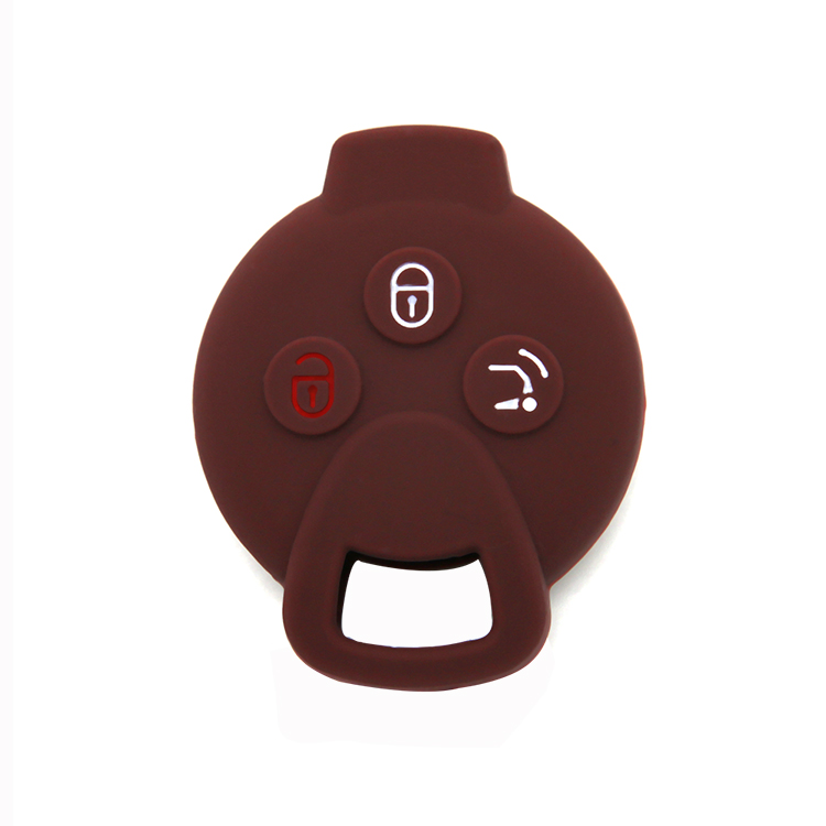 Mercedes Benz Smart,car silicone key shell,blue,high cost performance products