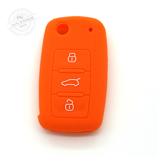 car key covers,wholesale car key case,available silicone key shell for skoda,skoda silicone key sleeve,embossed design,3 buttons