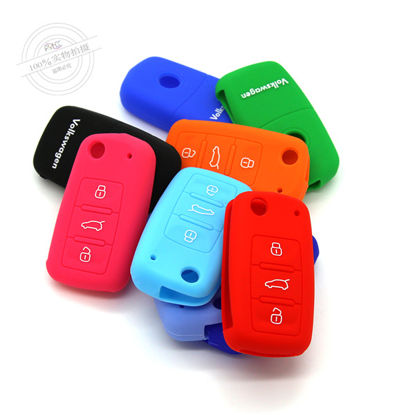 car key covers,silicone key case for Skoda,skoda waterproof key protectors,high toughness car key holder