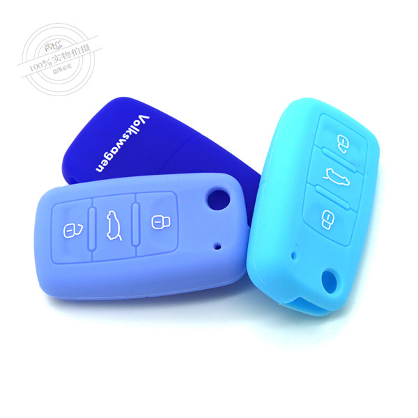 Skoda Car key Covers,low price silicone key protective case,high quality car key shell,silicone auto key covers case