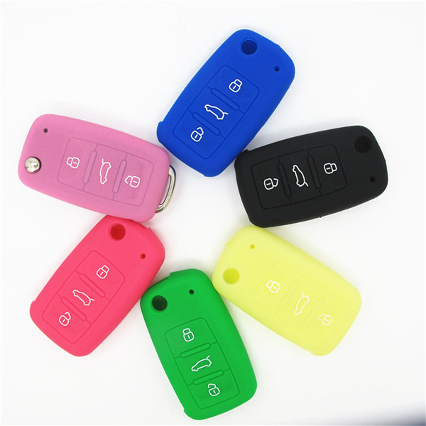 Skoda car key covers,most popular silicone key covers for car,colored car accessories