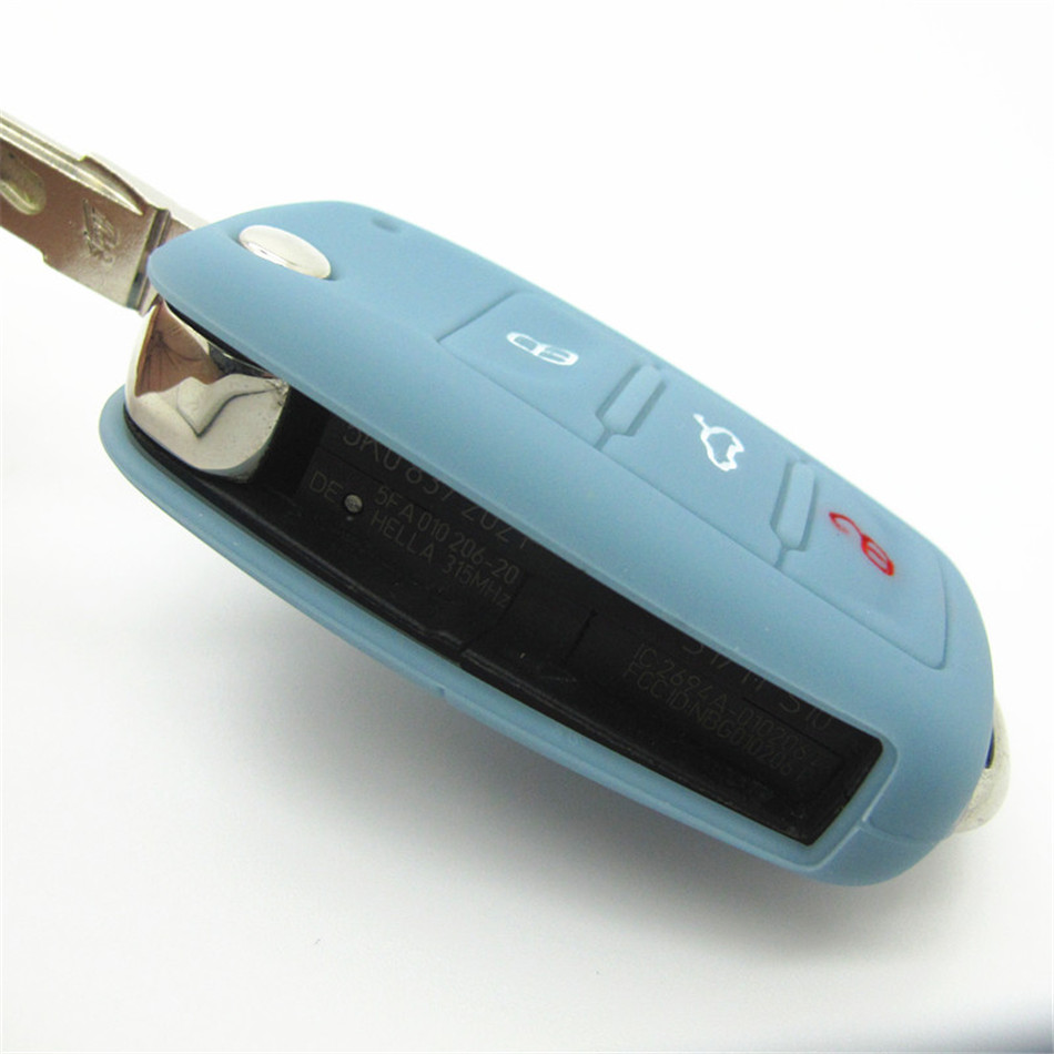 Skoda key case,key fob for skoda,silicone car key protector skoda,skoda rapid car key cover