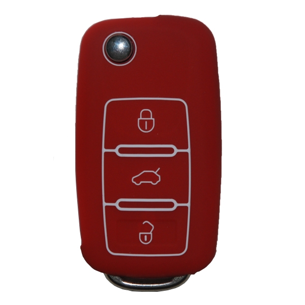 Skoda silicone key cover,key case skoda,key fob case,colored silicone key shell,3 buttons
