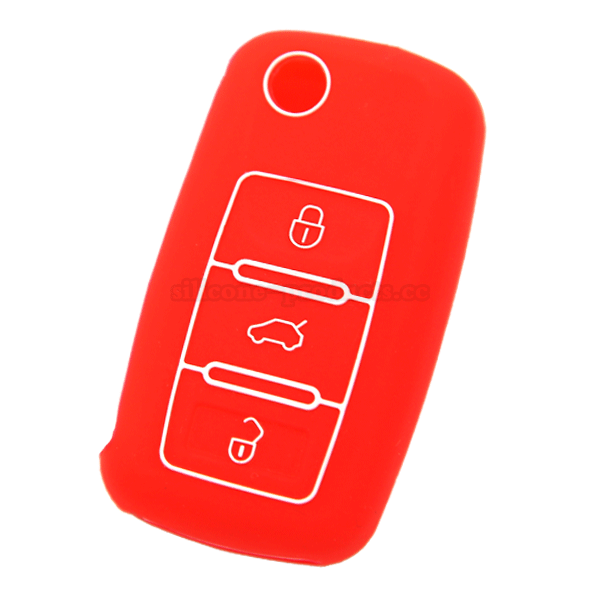 Skoda key cover,silicone car key case skoda 100% Natural sillicone