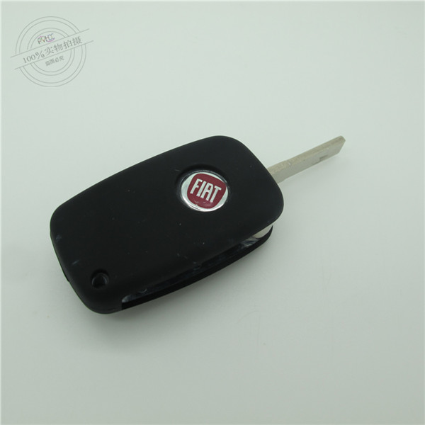 Fiat key protector, silicone car key covers, remote car key case, black,low price silicone key holder for Fiat