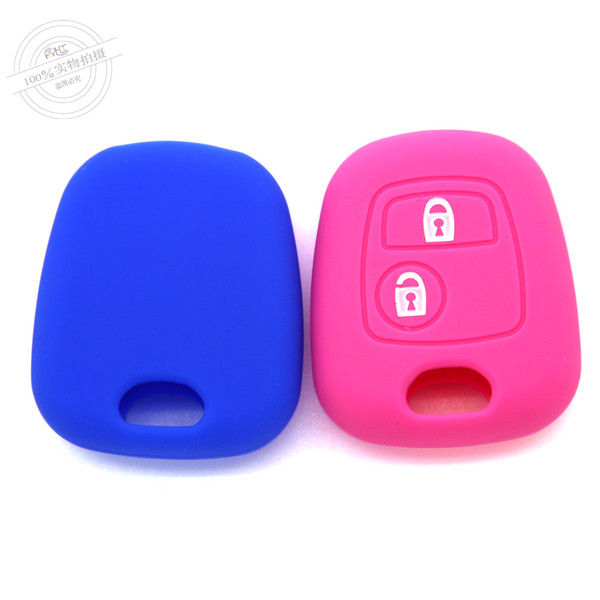 Citroen car key covers, wholesale selling car key case, high quality silicone key protector, colorful car key shell