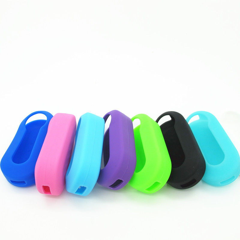 Fiat car key case, auto key protector, hot sale car key accessories, colorful silicone car key casing