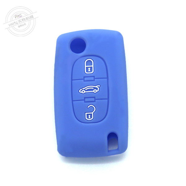Citroen car key covers, waterproof silicone key protector for car, remote control key covers